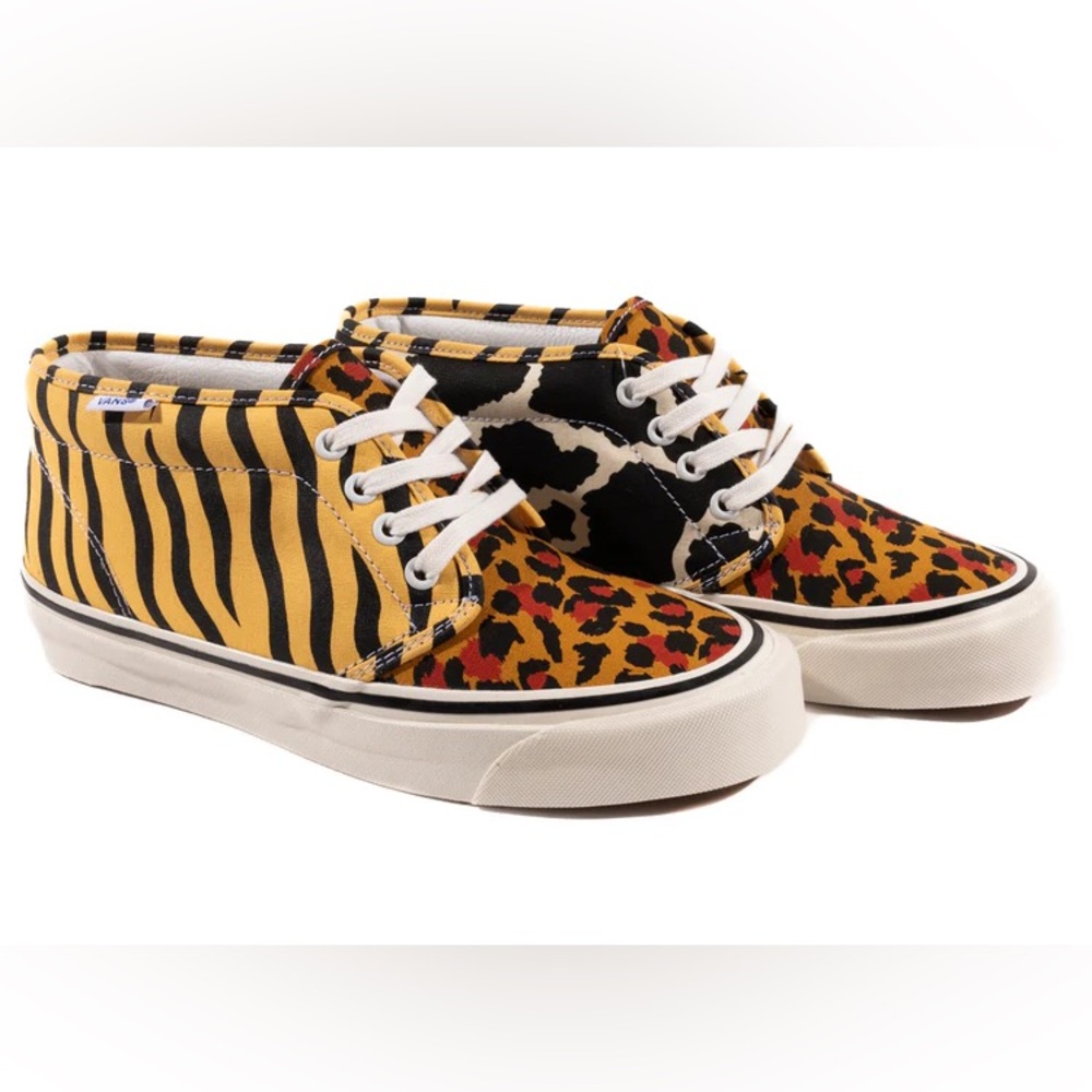 Vans Chukka 49 DX (Anaheim Factory) Print Mix/Flax Men's 7, Women's 8.5 Medium